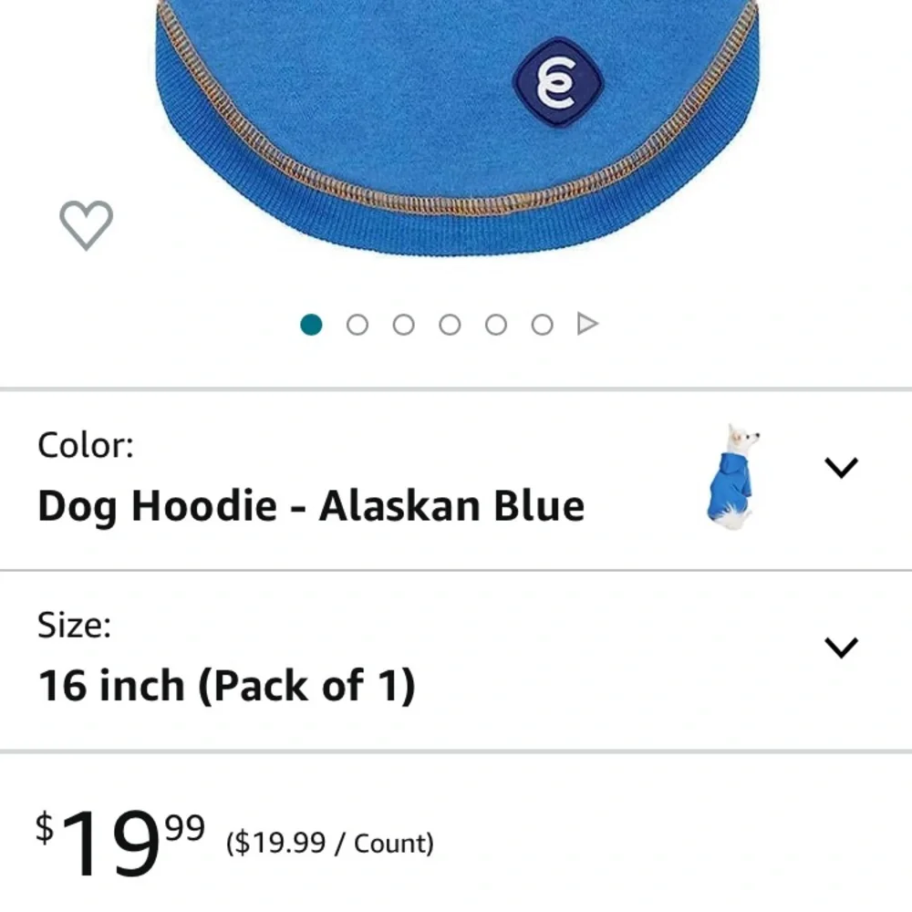 NWT Doggy Sweatshirt/Hoodie